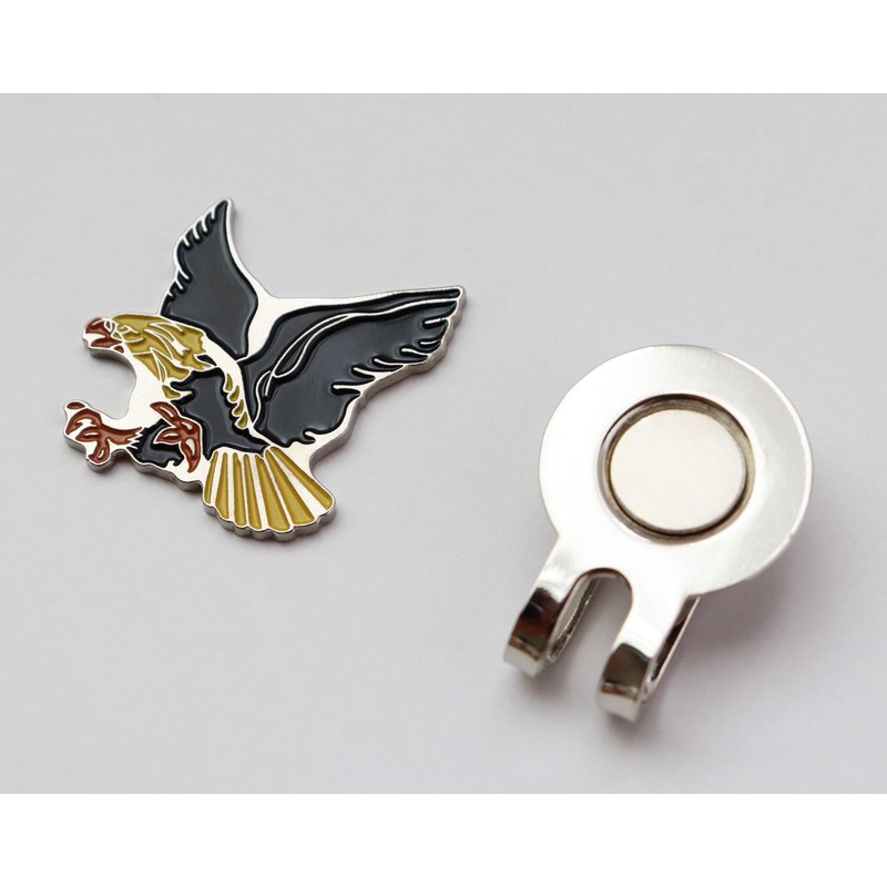 Golf Marker Eagle Hat Clip Magnet (Magnet) Detachable Cool Ball