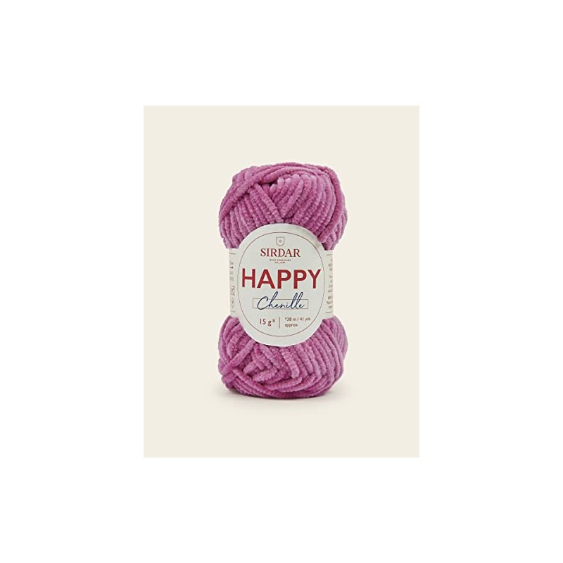 Sirdar Happy Chenille Crochet Yarn 15g - 0024 Party