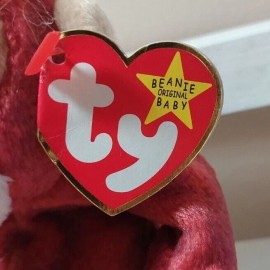 Ty Beanie Baby Monkey BUYERS CHOICE New w/Tag Protector Bongo Congo Mooch Cheeks - Schweetheart