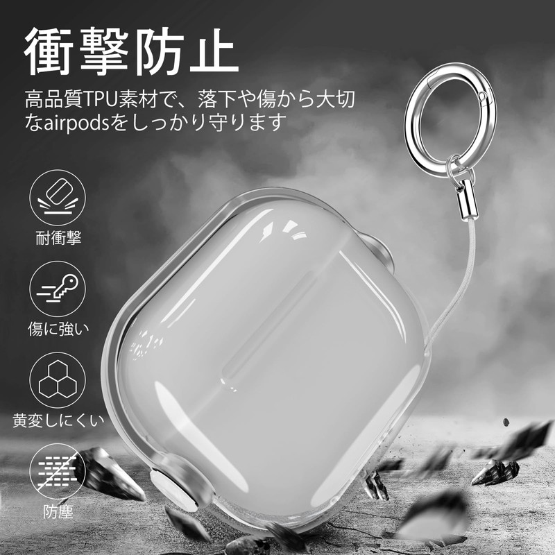 HEIGKOIK Airpods 4 Case, Airpods 4 Case, 4th Generation Case,