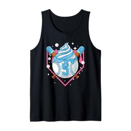 Baseball 5th Birthday Ice Cream Drip Stuff 5 Years Boys Kids Tank Top