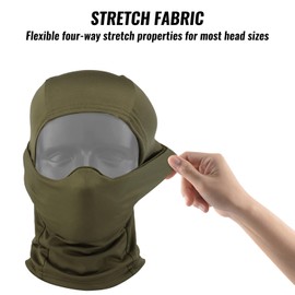 Qavctw Tactical Balaclava Mask Military Training Mask Men Women Full Face Mask Shooting Riding Hiking Paintball Fishing Hunting Mask Outdoor Breathable