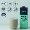 Willa's Organic Oat Milk - Unsweetened Original Oatmilk, Non-GMO, Shelf
