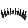 Address America Fence Finials Four Sided Spire Finial - Aluminum