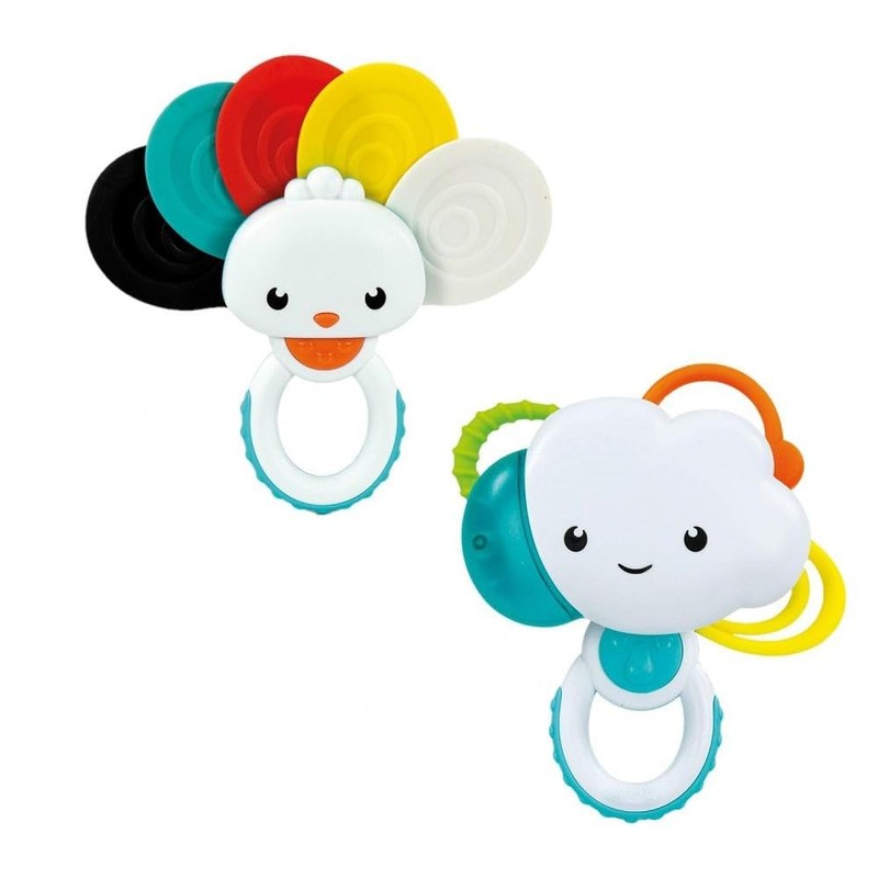 Clementoni Rainy Cloud, Tierno Sonajero, Juguete Interactivo y Educativo, para