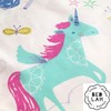 Bedlam Rainbow Unicorn-Duvet Cover Set, Multicolour, 2 pcs, Single