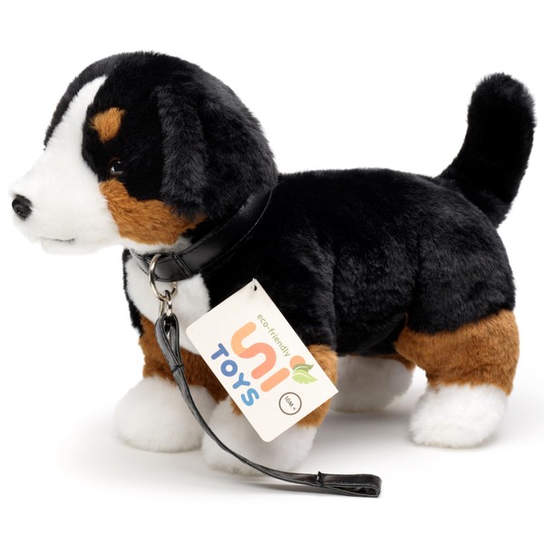 Uni-Toys - Bernese Mountain Dog, Standing - With Lead -
