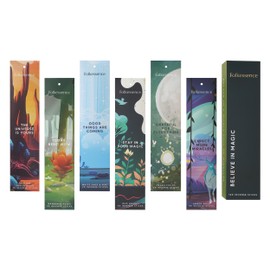 Folkulture Incense Sticks | Set of 6 (120 Xmas Insence-Sticks) | 45 Mins Burn Time | White Sage, Sandalwood, Oud Orient, Amber Space| Organic Inscents-Stick for Women