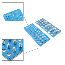 Timunr 38Pcs of Blue Nut and Bolt Thread Checker 21 Inch and 17 Metric Made from Aluminum Ensures Measurement Accuracy and Reliability
