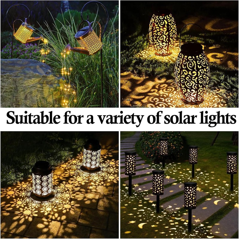 HELESIN Solar Lights Replacement Parts, IP65 Waterproof Solar Panel, Solar