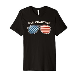 Old Crabtree, PA Vintage US Flag Sunglasses Premium T-Shirt
