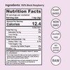 Jungle Powders Organic Black Raspberry Powder 5 Ounce Bag, USDA
