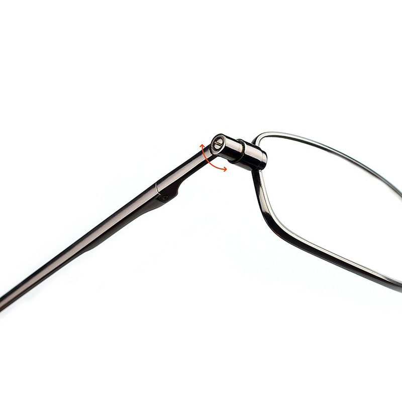 Read Optics Folding Glasses +3.5 Stylish Flat Folding Metal Glasses