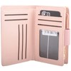 Ladies Teddy Bear RFID Protected Zipper ID Card Holder Wallet