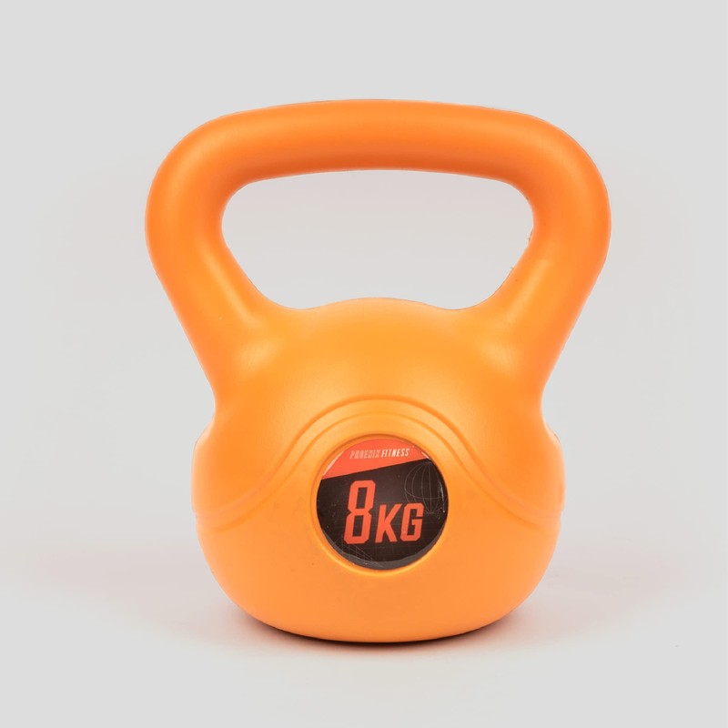 Phoenix Fitness Vinyl Kettlebell Pair - Heavy Weight Kettle Bell