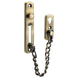SAYAYO Door Chain Home Door Chain Lockable Stainless Steel Security Chain with Screws Door Chain Lock Anti-Theft Door Chain Lock for Interior Doors and Windows, Hotel, Rental House