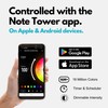 Note Tower LED Color Changing Desktop Whiteboard with Premium PU