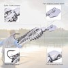 Ahvqevn 6pcs Fishing Lures, Bait Spinner Swim Flipping Blade, Salmon