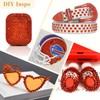 BELLEBOOST 3000PCS SS20/5mm Crystal Rhinestones (Orange/Hyacinth), Bedazzling Flatback Glass Rhinestones
