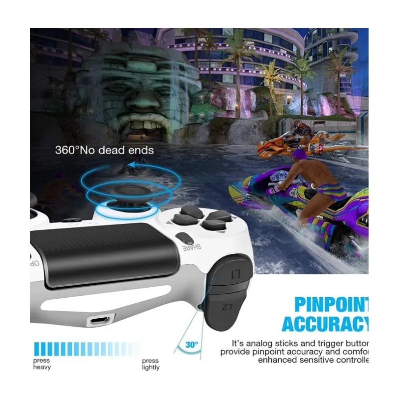 Control Inalámbrico Compatible Psp 4 Play Station 1p Blanco