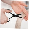 2pcs Stainless Steel Facial Hair Scissors Set Portable Grooming Tool