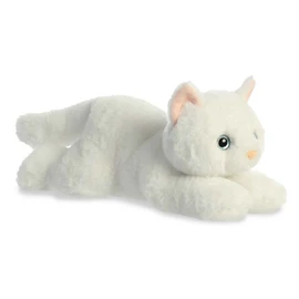 Aurora® Adorable Flopsie™ Precious White Kitty™ Stuffed Animal - Used to Create Imaginative Play Adventures - Perfect for Birthdays, Kids and Adults, All Ages - White 12 Inches