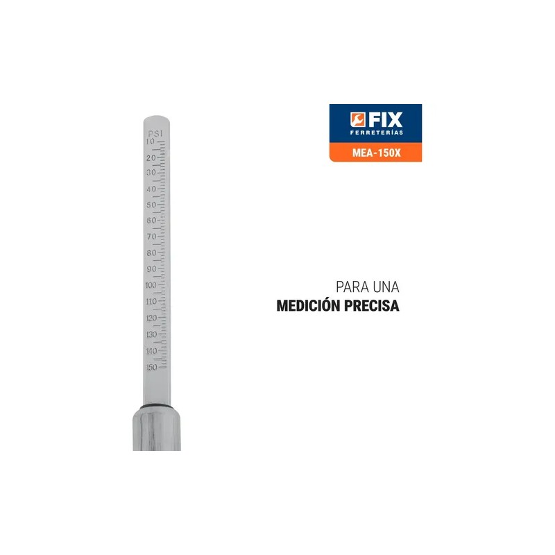 Calibrador de presión 150 psi cabeza doble Truper MEA-150X