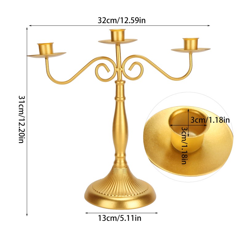 Candle Stand Durable Exquisite Meticulous Elegant Design Convenient Fixation Home