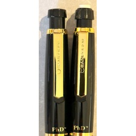 Sanford 18K Gold-Plated Gloss Black PhD Pen & Pencil Set - Mother's Day Special!