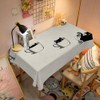 [Comfortable Good] Table Cloth, Cat Pattern, Cat Tablecloth, Polyester, 47.2