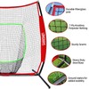 7'x7' Baseball Practice Net for Hitting and Pitching, Portable Softball