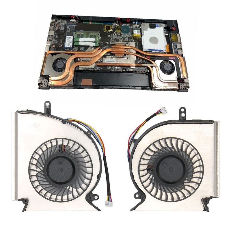 CPU GPU Cooling Fan for MSI GE75 GP75 GL75 Low