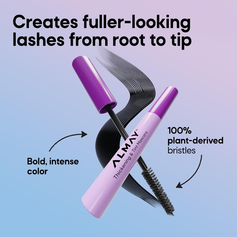Mascara de Pestañas Almay Thickening Mascara Tono Black 8.3ml