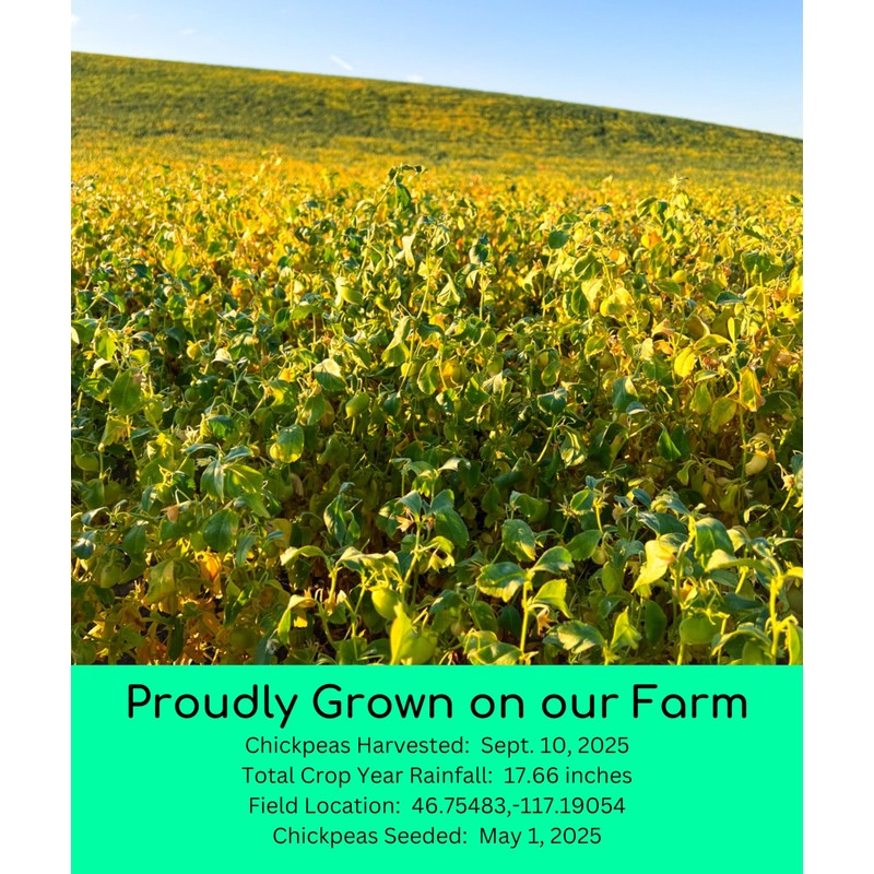 Palouse Brand Certified Glyphosate Residue Free Chickpeas | Garbanzo Beans
