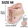 Cervical Collar Neck Brace with Large Throat Opening, Breathable Polymer