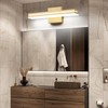 SineRise LED Modern Bathroom Vanity Light Fixtures (16-Inch, 3000K/4000K/6000K, Dimmable),