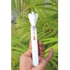Jet International Selenite Angel Chakra Wand Stick Approx. 6.5 inch