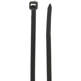 ELPA KBF-N150500(BK) Outdoor Cable Ties, 5.9 inches (150 mm), 500 Pieces, Tensile Strength, 40.9 lbs (18.2 kg), Weather Resistant, Black