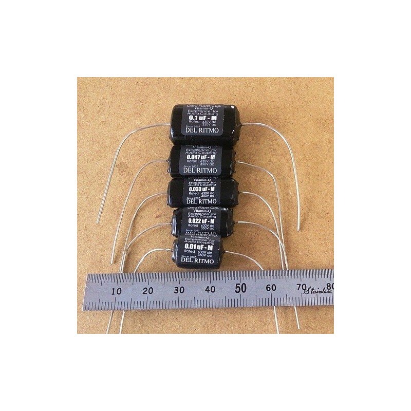 DEL RITMO Black candy Vitamin Q Oil Paper Capacitor (0.022uF)