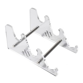 Keyboard Storage Stand Removable Clear Acrylic Heightening Tilt Mechanical Keyboard Display Stand for Home 3 Layer