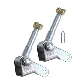 REBEKAMODS Go Kart Steering Spindle Bracket Set, Spindle Set Cart Steering Knuckle Axle Wheel Strut for Go Cart ATV Buggy Quad