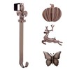 Haute Decor Adapt Adjustable Length Door Wreath Hanger with Interchangeable