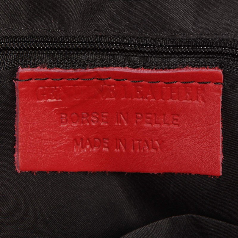 Samantha Look Women's Genuine Leather Backpack | | 019574, red