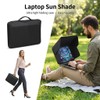 Foldable Laptop Sun Shade for Outdoor Work – Portable Oxford