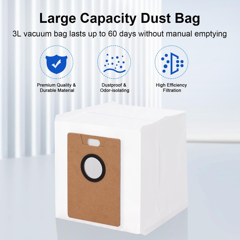 Dust Bags Replacement Compatible with Tapo RV30 Max Plus /RV20