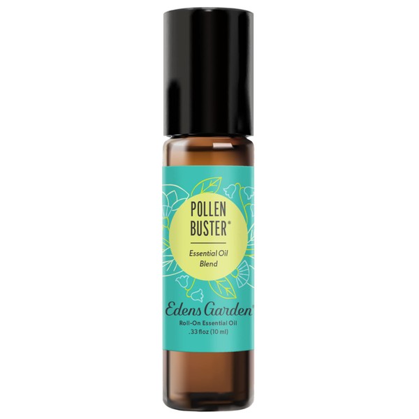 Edens Garden Pollen Buster "OK for Kids" Essential Oil Synergy Blend, 100% Pure Therapeutic Grade (Undiluted Natural/Homeopathic Aromatherapy Scented Essential Oil Blends) 10 ml Roll-On