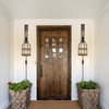 SEEBLEN Rustic Plug in Pendant Lights Set of 2,Farmhouse Wooden