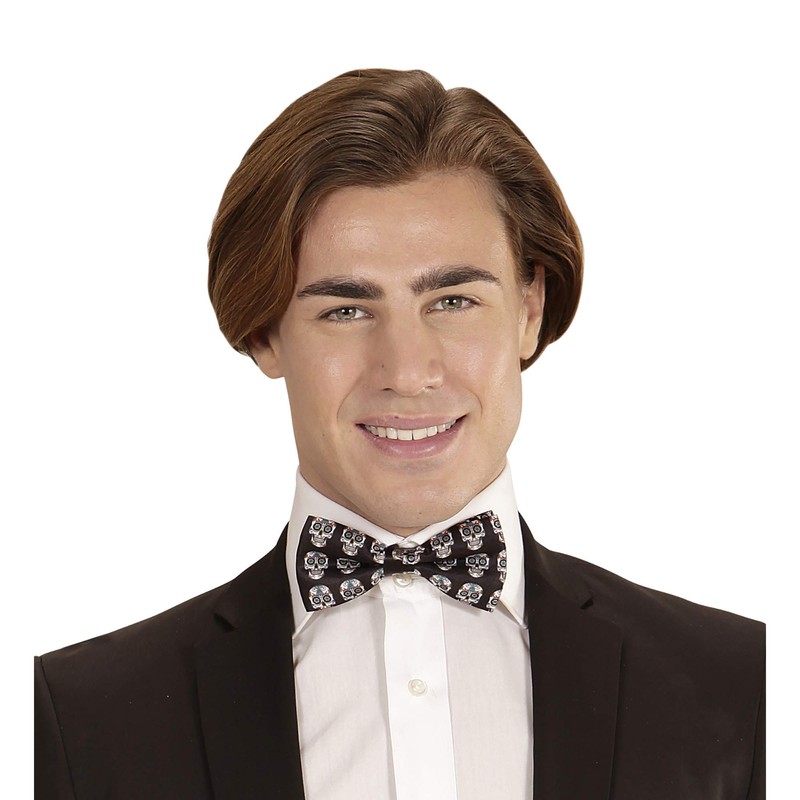 WIDMANN ? Bow Tie Adjustable Dia De Los Muertos Mens,