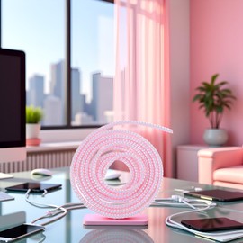 Spiralkabelschutz, Ladegerät, Kabelschutz, Datenkabelschutz, Kopfhörerkabelschoner für Handy, Kopfhörer, USB-Datenkabel, Kabel-Management, Kabelhüllen, Kopfhörerschoner, Ladegerät