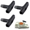 GXGM 3 pieces lawn mower handle, handle for lawn mower,